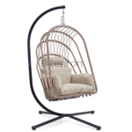 KATE sand hanging chair with sand cushion